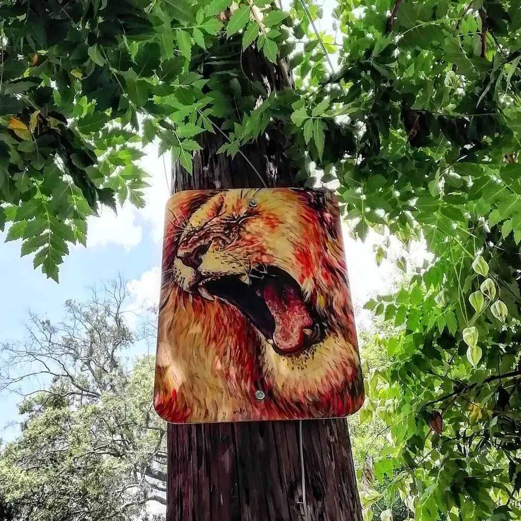 BroosDennill's tweet photo. Lion singing "Immigrant Song".
.
.
.
#atlanta #littlefivepoints #art https://t.co/cqqzUmfNyW https://t.co/Ewcr33jMvv