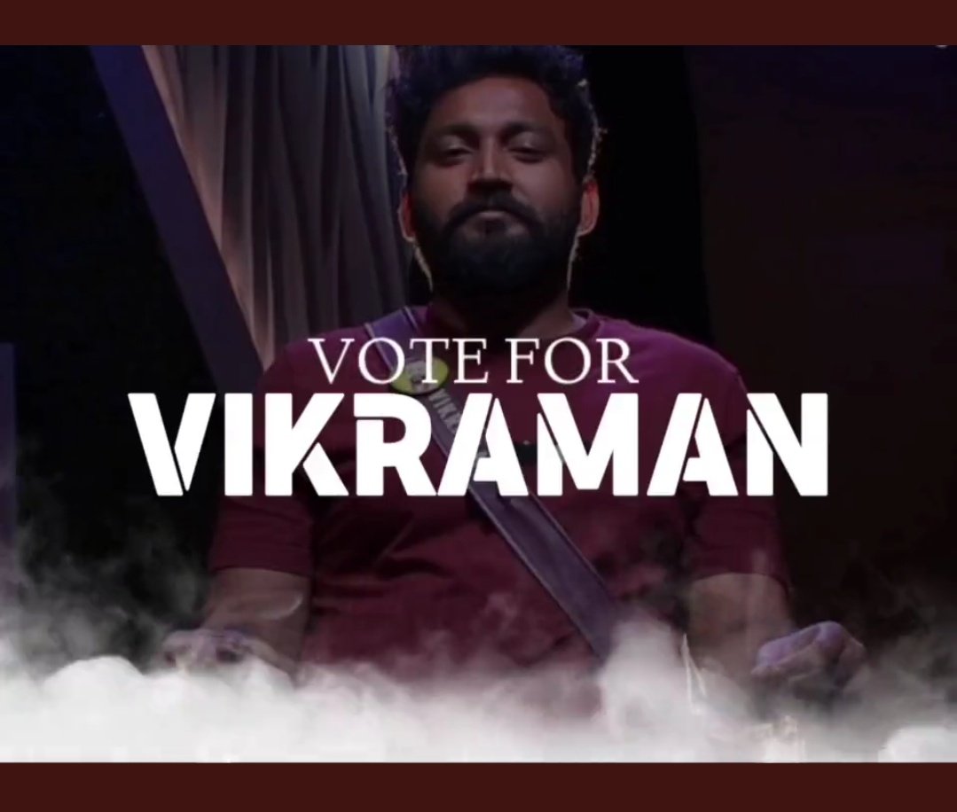 KakshiHatake001's tweet image. After #Aariarmy, #OviyaArmy joins the club to support #Vikraman win the finals. Thank you guys. Your support means a lot 🥺❤️. 

VOTE FOR VIKRAMAN DAILY IN @DisneyPlusHS app.

#BiggBossTamil6
#BiggBossTamil
#WinnerVikaraman 
#AramVellum
