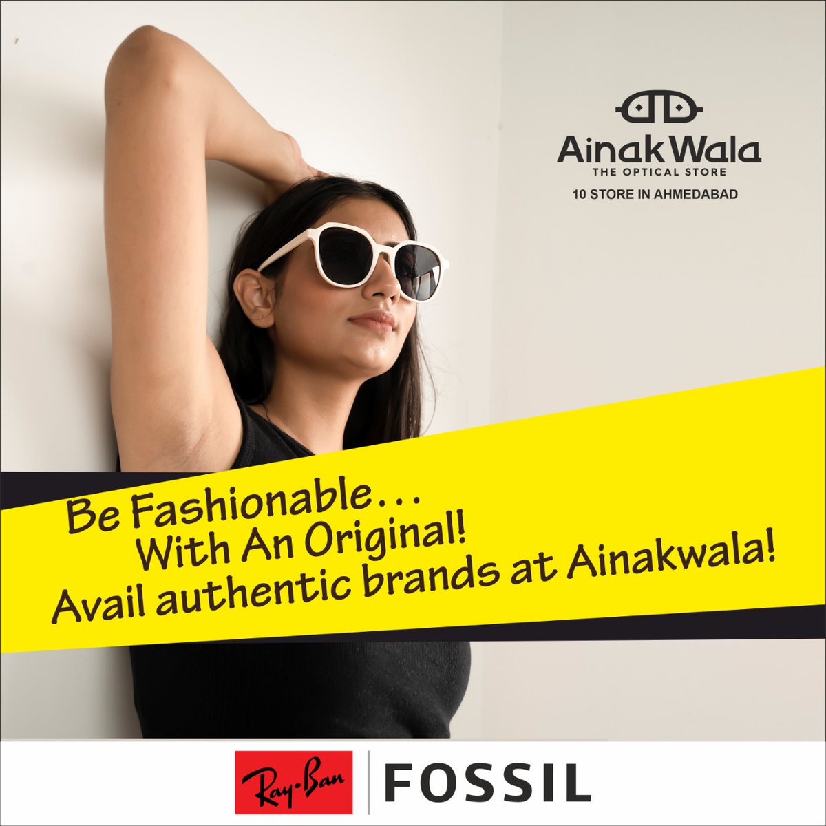 ainakwalastore's tweet photo. Be Fashionable with an Orginial!
Avail authentic brands at Ainakwala!
#fashion #selfcare #eyewear #eyestyle #opticals #opticians #trending #styling #lifestyle #frames #accessories #instafashion #eyewearfashion #vision #AinakwalaStore #ainakwala #eyeglasses #Trending https://t.co/cRlwRSR3HU