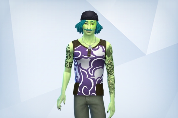 KMarieNieto's tweet photo. Visit #TheSims4 Gallery to download the star of my latest @YouTube series, #RagstoRichesChallenge: Water Demon Style!#kappa @BadUntilUgly https://t.co/ctF80GFr31