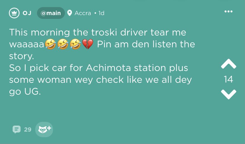 yesjulianowusu's tweet photo. Accraaaaaa! 😂😂😂 https://t.co/uNFJ0heXc5