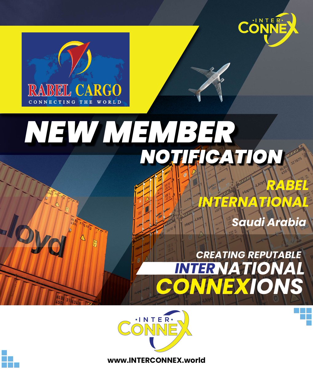 ICXNetwork's tweet photo. Inter-ConneX welcomes Rabel International of Saudi Arabia to creating INTERnational CONNEXions with us and our Members.

#INTERCONNEX #ICX #INTERNATIONALCONNEXIONS https://t.co/EtLVJGGDn2