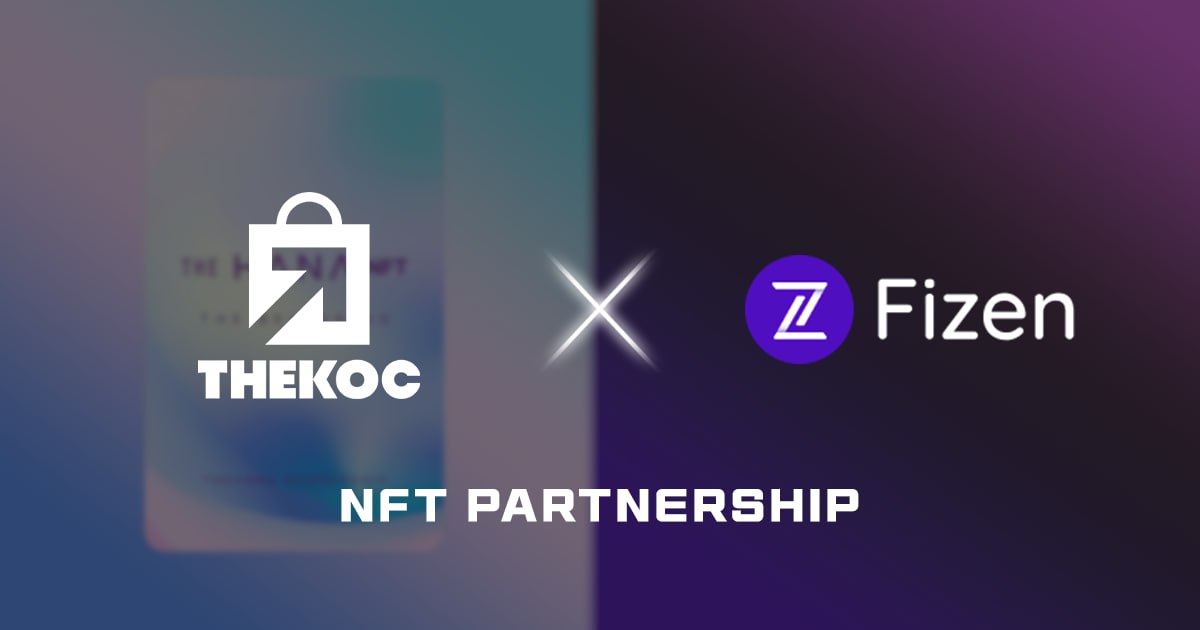 We are happy to announce the partnership between Fizen and The KOC <a href="/thehana_nft/">TheHana</a> !

🎁 THE KOC and Fizen will collaborate in various ways, such as deploying Fizen Pay within THE KOC and supplying products to each other.

🌐 More about The KOC: thekoc.io/en