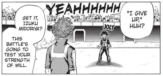 Volume vs WeeklyThey had this dramatic lighting in the previous panel and it seems Hori changed his mind in this one. 