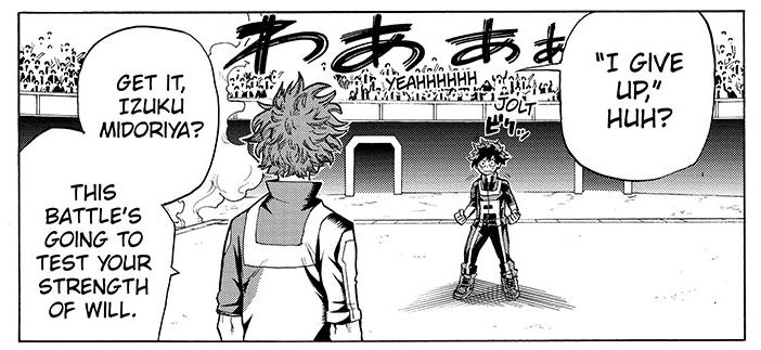 Volume vs Weekly
They had this dramatic lighting in the previous panel and it seems Hori changed his mind in this one.
