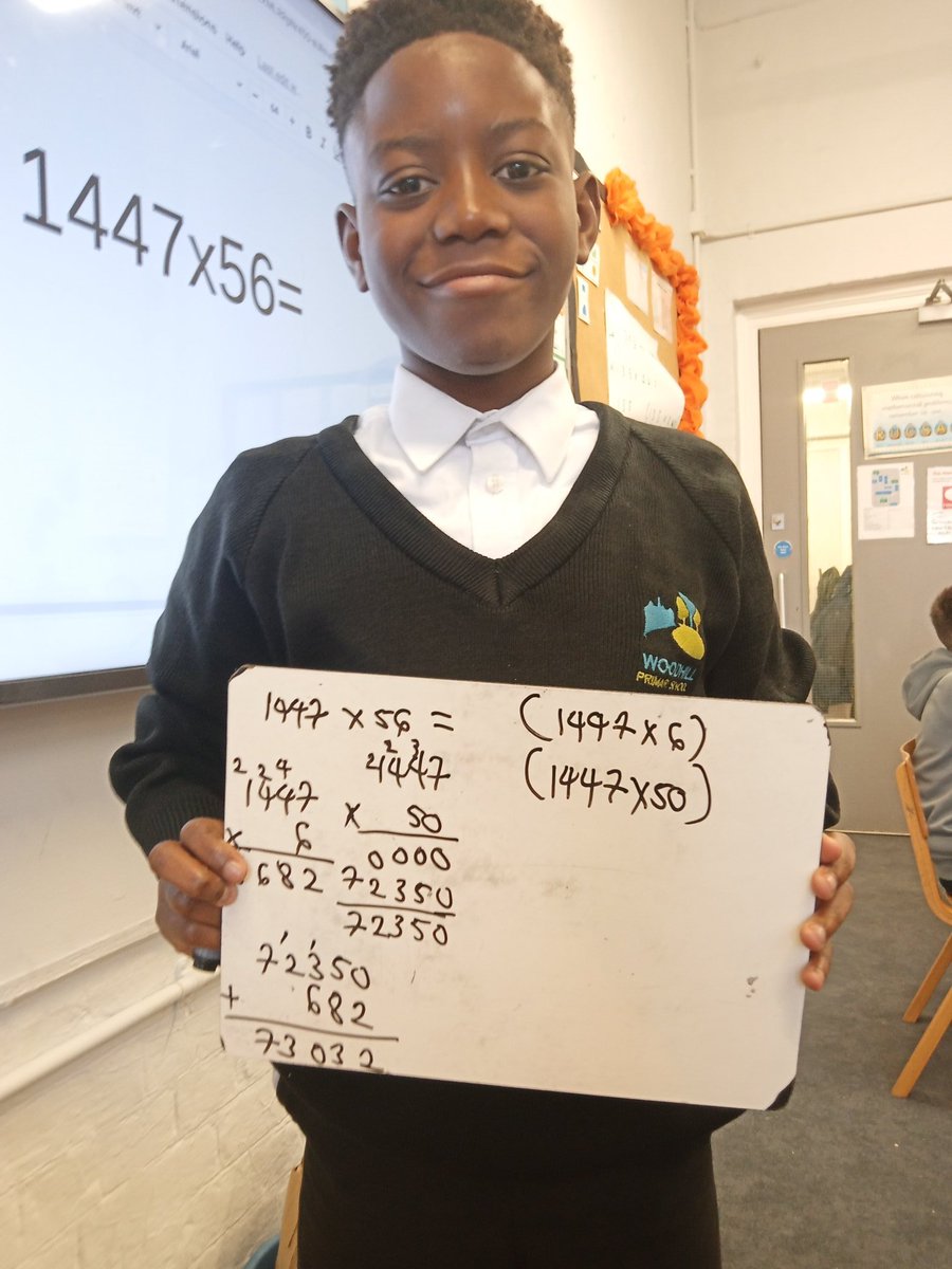 yr5palmtree's tweet photo. Some excellent multiplication has taken place in Palm this week 👏 @Yr6OakWoodhill @WoodhillSch https://t.co/Ys9obVtuHv