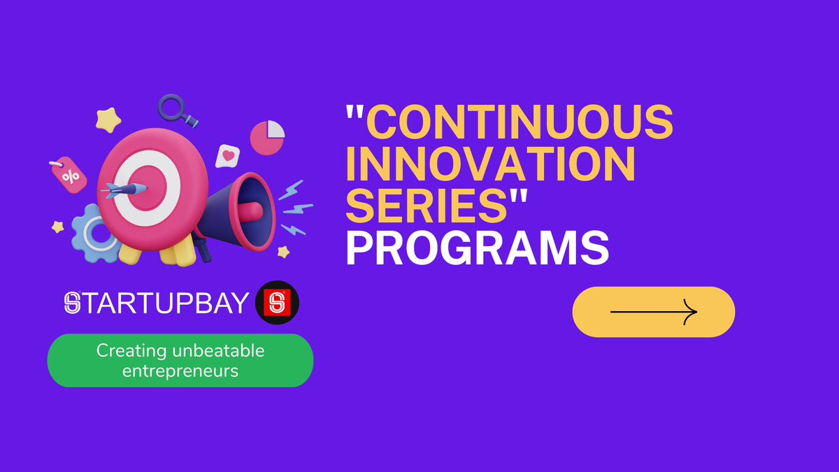 startup_bay's tweet photo. Join us in today's webinar where we will talk about the importance of evidence based validation of a business model and how Continuous Innovation Series programs create unbeatable entrepreneurs - Register and Join here - https://t.co/ZBFAicwGzU https://t.co/BMN1FGHSnT