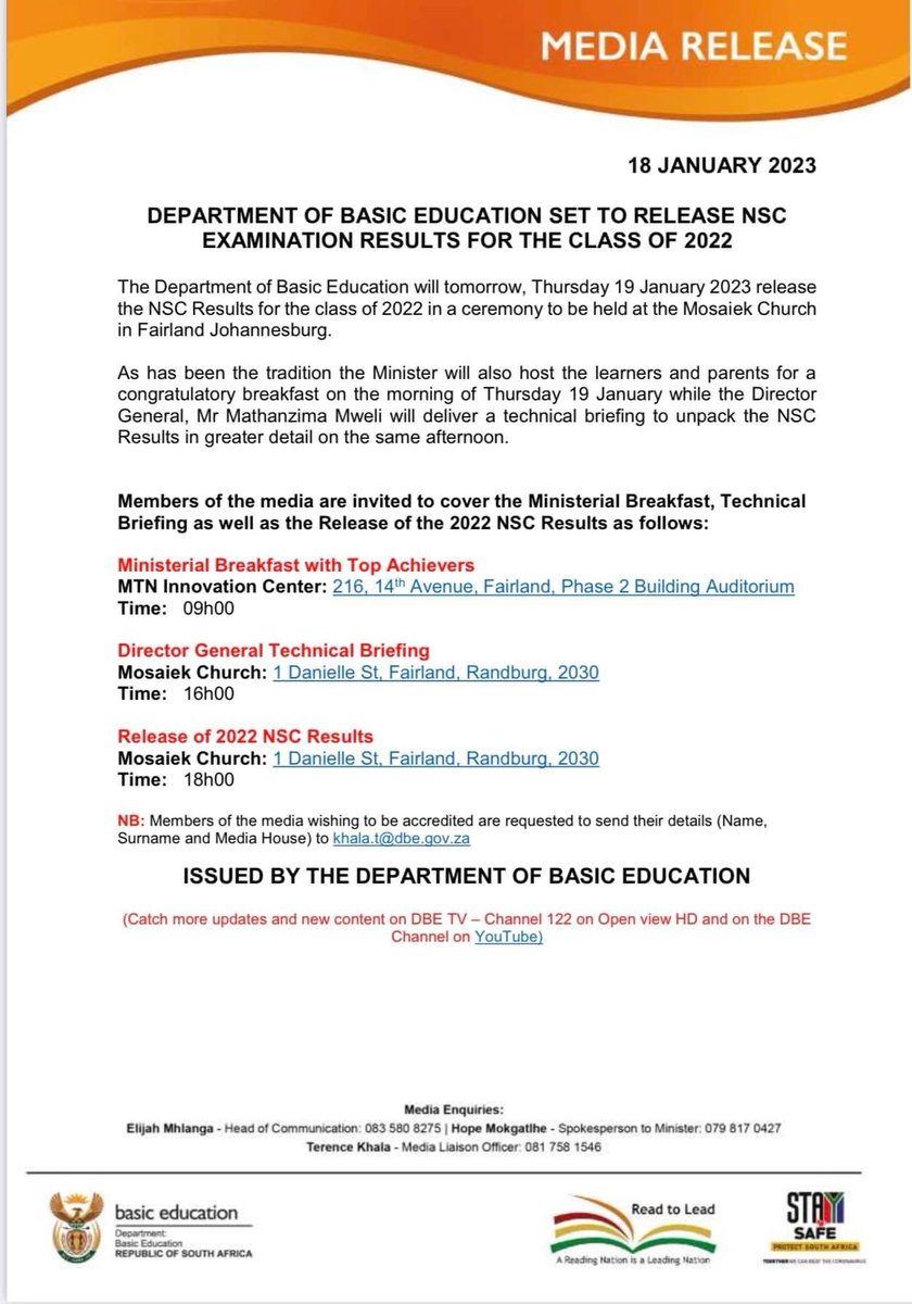 Dep. Basic Education on Twitter: 