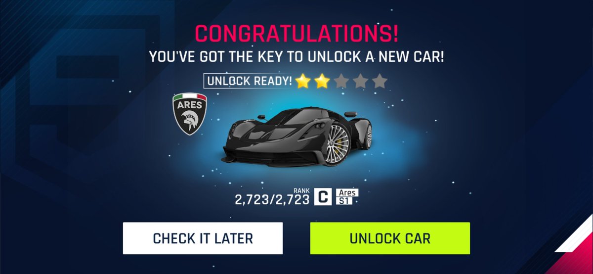 IchiroSkywalker's tweet photo. #Asphalt9Legends 
12x pull from 5th place of the #AresS1 #GrandPrix. What a blast!

#asphalt9 #Ares #racegame #gameloft #racing #game #screenshotsaturday https://t.co/AGtPJFDgp5