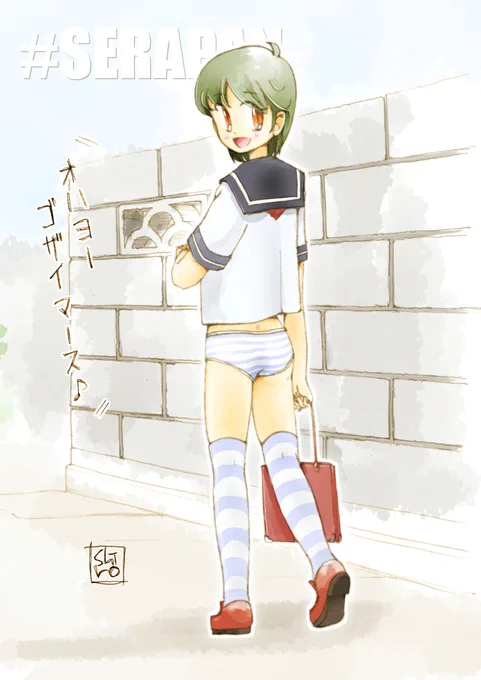 だいたい500枚に1枚くらいのわりで二次絵以外が混入する(・×・) #オリキャラは性癖の見本市 