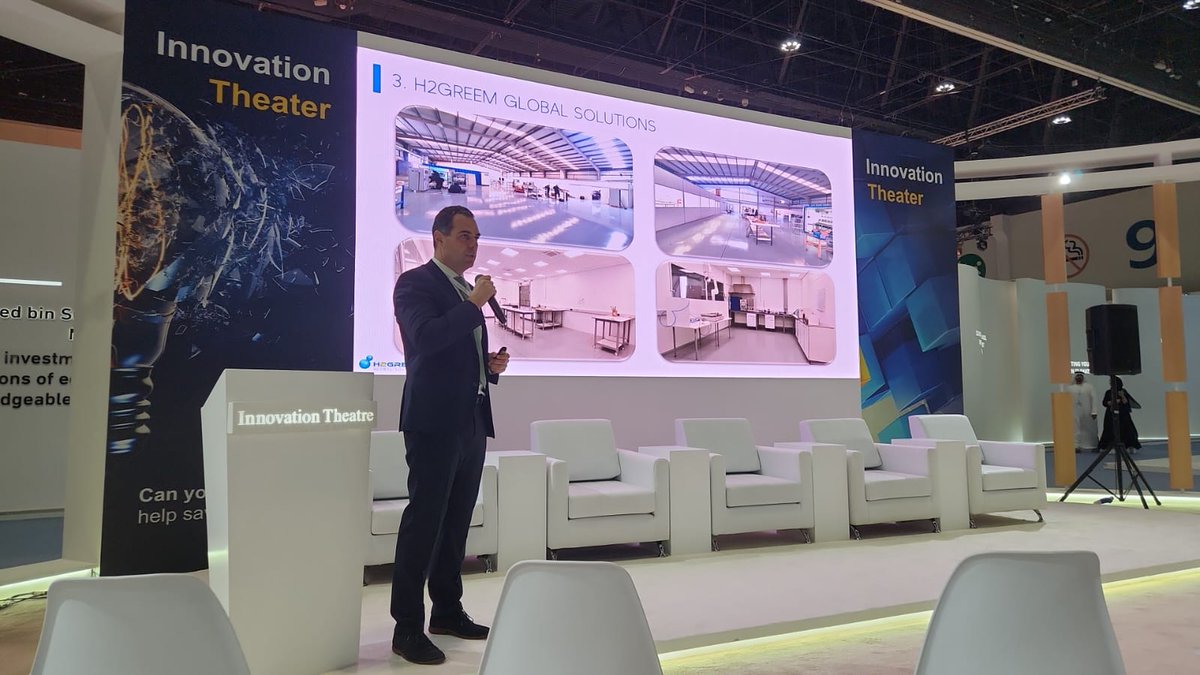 Luisingapur's tweet photo. Its has been a wonderful 3 day Summit at the @WFES, participating in the Green Hydrogen Innovation Hub alongside with other global innovative startups.
#gogreen #greenhydrogen https://t.co/OvyZOEl0K1