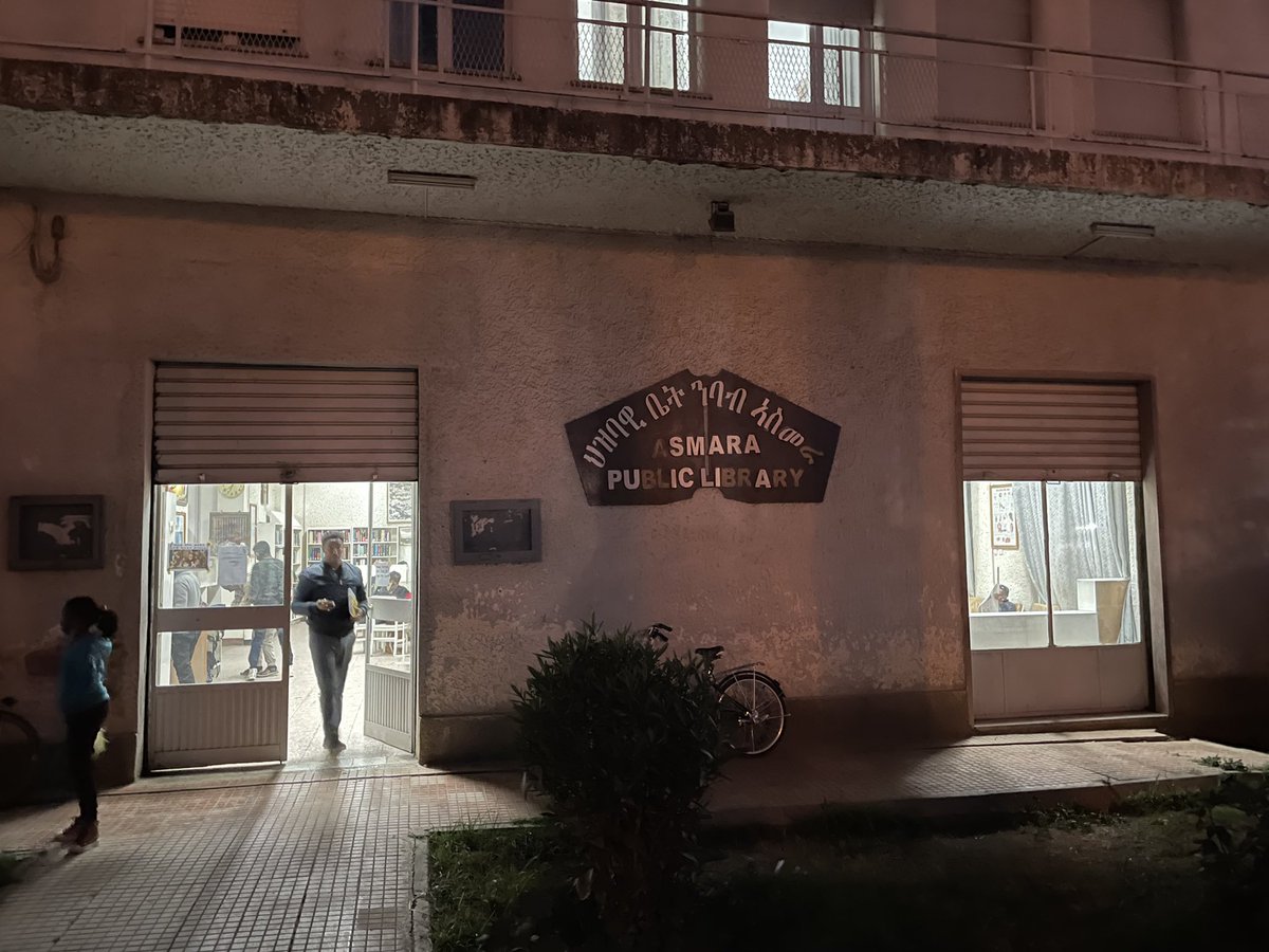 4AfricanVision's tweet photo. 🇪🇷 Asmara Public Library 📚 #EritreaPrevails @FikreJesus @GhideonMusa @biniamb @AmbStesfamariam https://t.co/pKs4yGZGVg