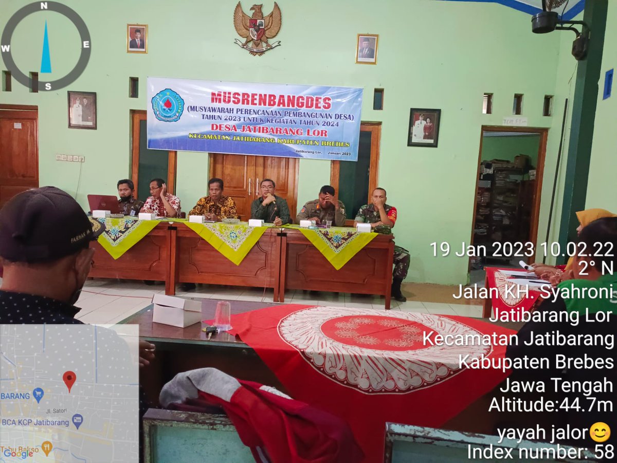 chity_key69's tweet image. MUSRENBANGDES
(MUSYAWARAH PERENCANAAN PEMBANGUNAN DESA)
Th. 2023 untuk Kegiatan th. 2024
DESA JATIBARANG LOR 
KEC.JATIBARANG KAB.BREBES 
Kamis, 19 Januari 2023.

#DESAJATIBARANGLOR 
#KPMD