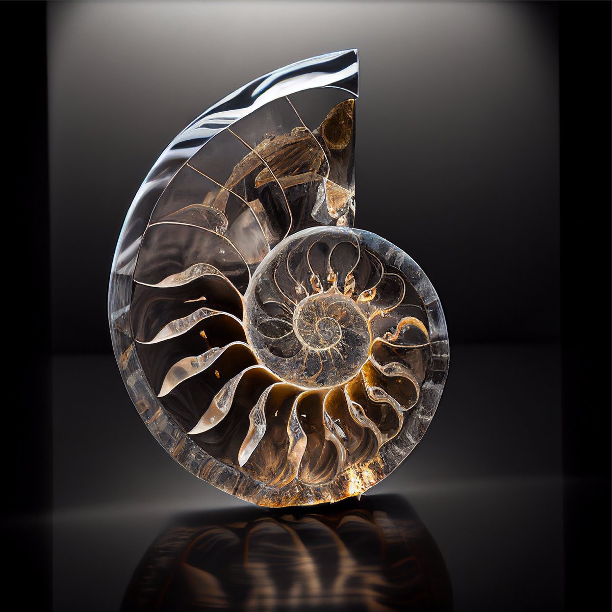 Genus: Mantelliceras (Late Cretaceous, Age: Cenomanian). Material: Glass

#NFT #nftart #glass #digitalart #DigitalArtist