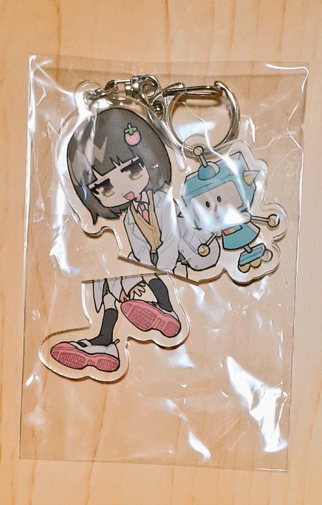 「#天菜はかせ さんのぶっ壊れたアクキー(仕様)を買いました 」|ほっぺげ☕️🍄日常垢＠お仕事募集中のイラスト