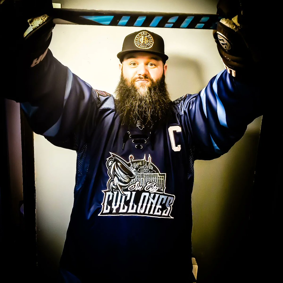 HOCKEYARTCO's tweet photo. Sin city cyclones Jersey released just before Christmas and its available in sublimated or embroidered 

 #HockeyArtCo #HockeyCruApparel #HCA #HAC #nhl #icehockey #hockeylifestyle #HockeyArtClothingUK #reaper #ReaperKings👑💀 https://t.co/5HsQLrqd32