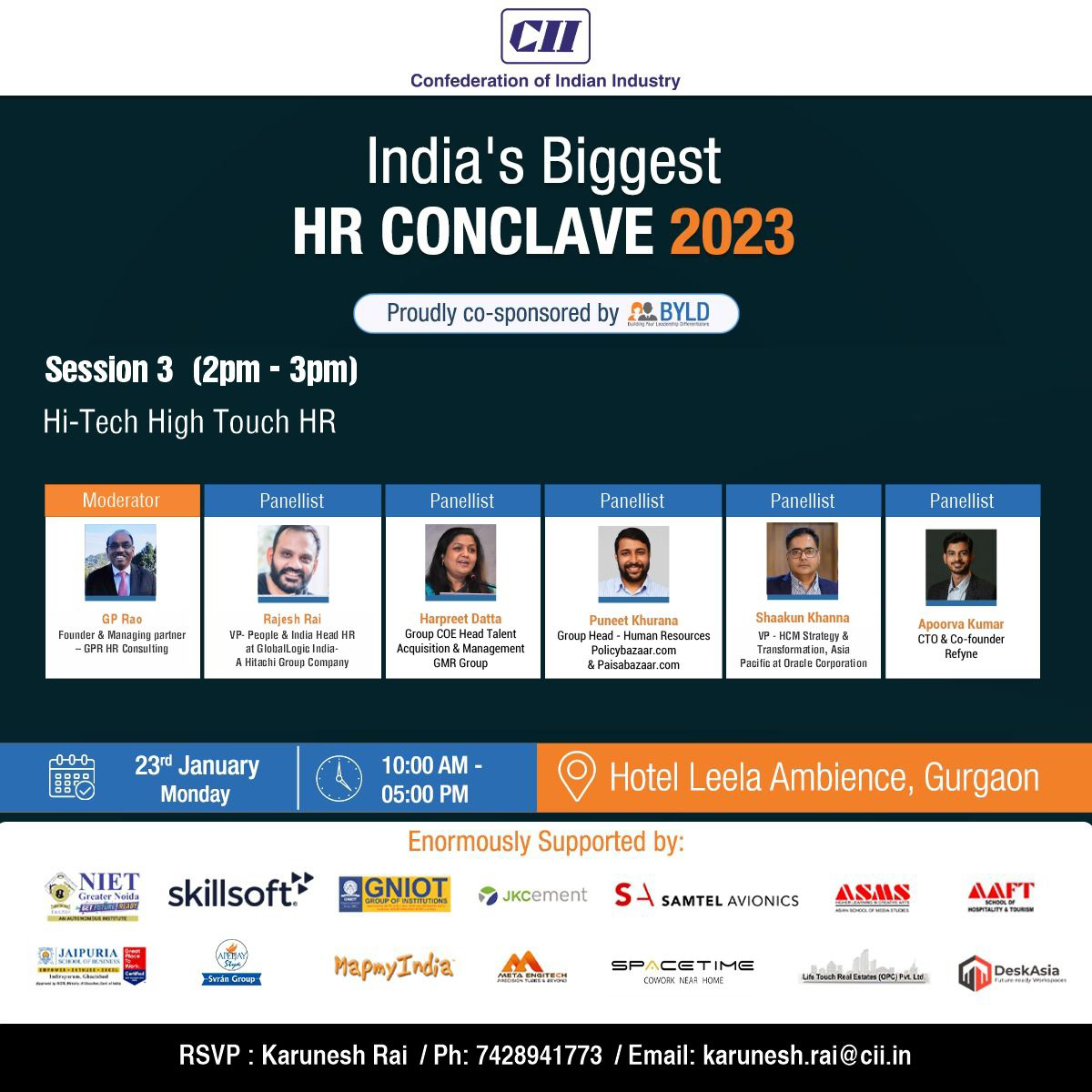 BYLDGroup's tweet photo. At the CII HR Conclave 2023, hear the opinions of esteemed Industry stalwarts.
@cii4nr
#byldgroup #BYLD #CIIEvent #CII #HRConclave2023 #HRConclave #india #HR #staytuned #CIIDelhi #CII4NR #leaders https://t.co/aqAJTBdgg7