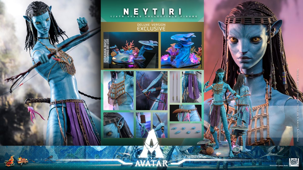 #HotToys 1/6th scale #Neytiri  (Deluxe Version) from #Avatar #TheWayofWater is available for pre-order now! bit.ly/3CTZtZR