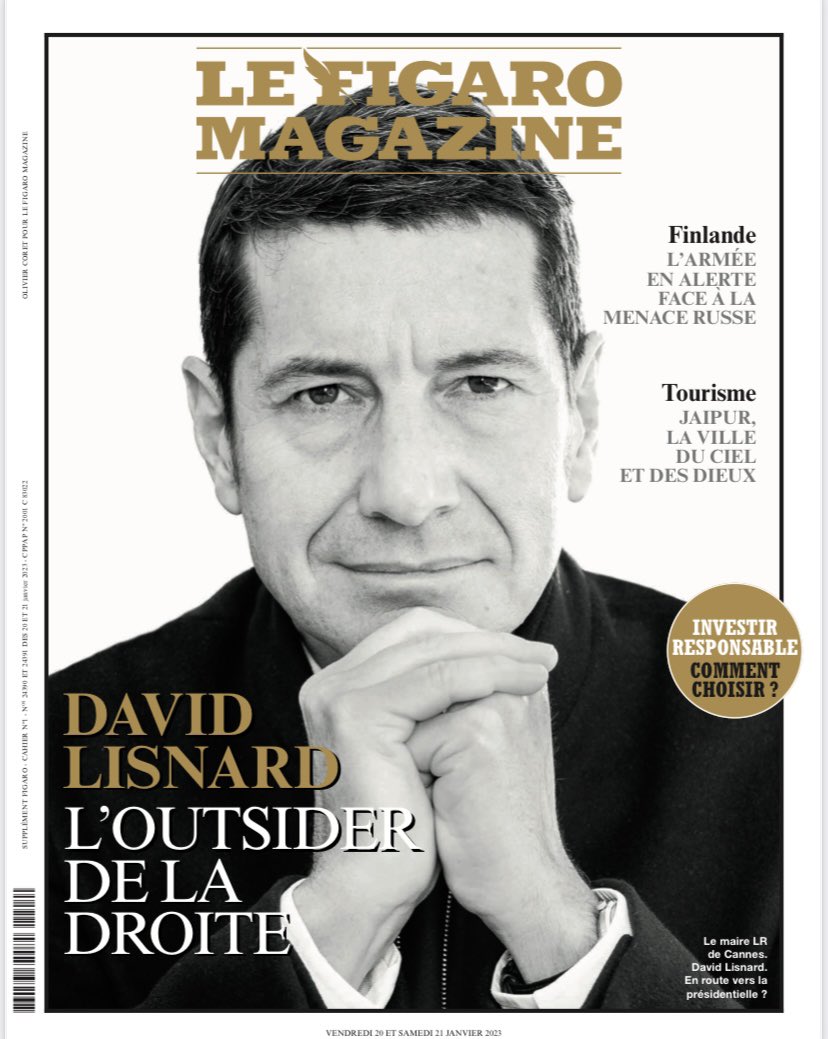 Une du <a href="/FigaroMagazine_/">Le Figaro Magazine</a> de ce week end avec <a href="/Le_Figaro/">Le Figaro</a>