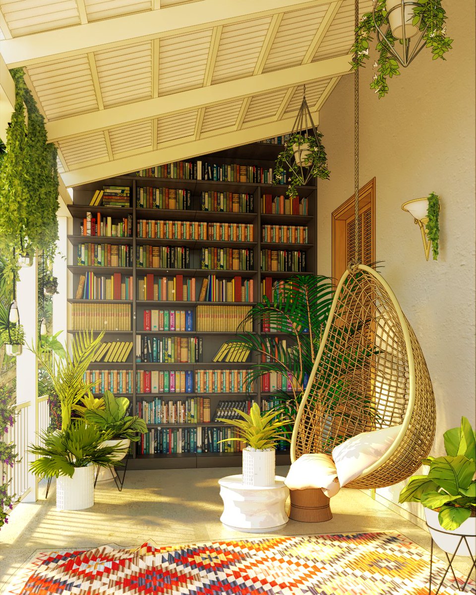 Omorphia1's tweet photo. What is your dream reading nook? 📚🍃 https://t.co/e5rcvmRGfA