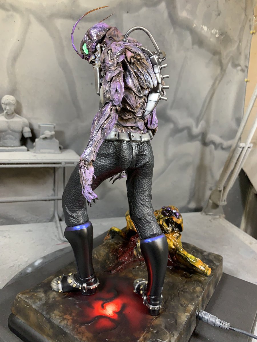 ButyuPart1's tweet image. こんにちは😃！

まだイジると思いますが
ヘルペインターさんの
エンカウンター
米山啓介さん原型製作
カスタム改造リペイントが
完成しました！