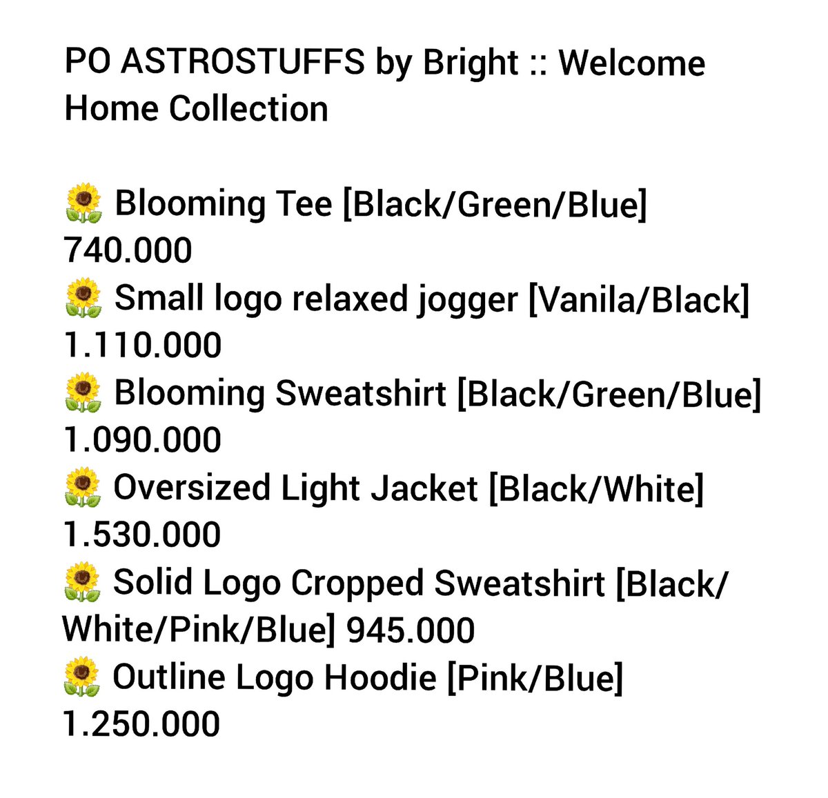 LizzieKPOP's tweet photo. PO ASTROSTUFFS by Bright :: Welcome Home Collection

Order?
Bisa via Line / Telegram: 0878.1955.3000
Wa: https://t.co/UbS0XVAa6V
Link DP Shopee: https://t.co/tJRXSg9dgp
Koleksi MD aktor Thai lainnya: https://t.co/77ibdIZzoI https://t.co/C1WkDfhmuM