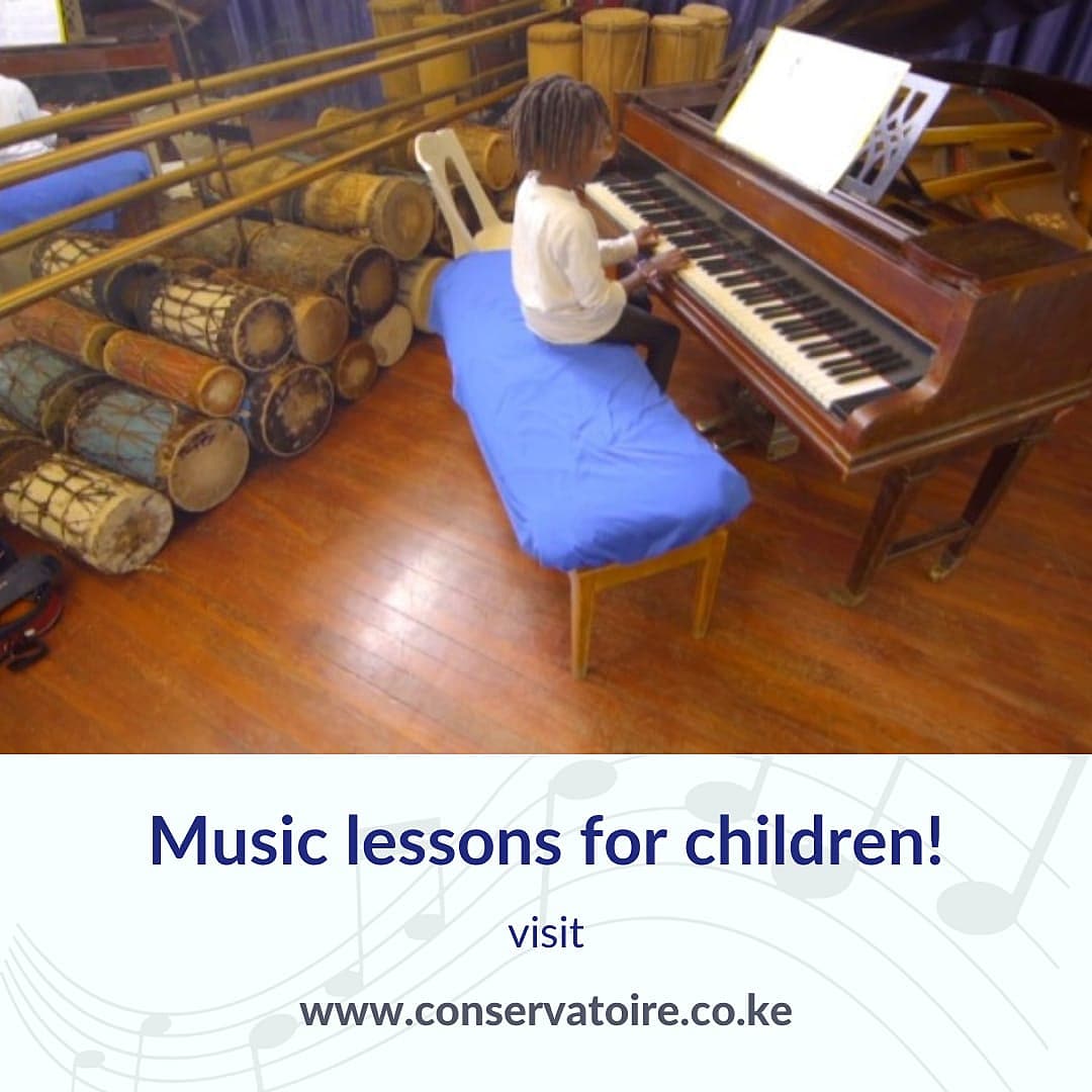 Studies show that music can enhance brain function in children! At the Kenya Conservatoire we train children of all ages in a wide selection of instruments. 

Visit us at the Kenya Cultural Center and register your child for individual lessons today!