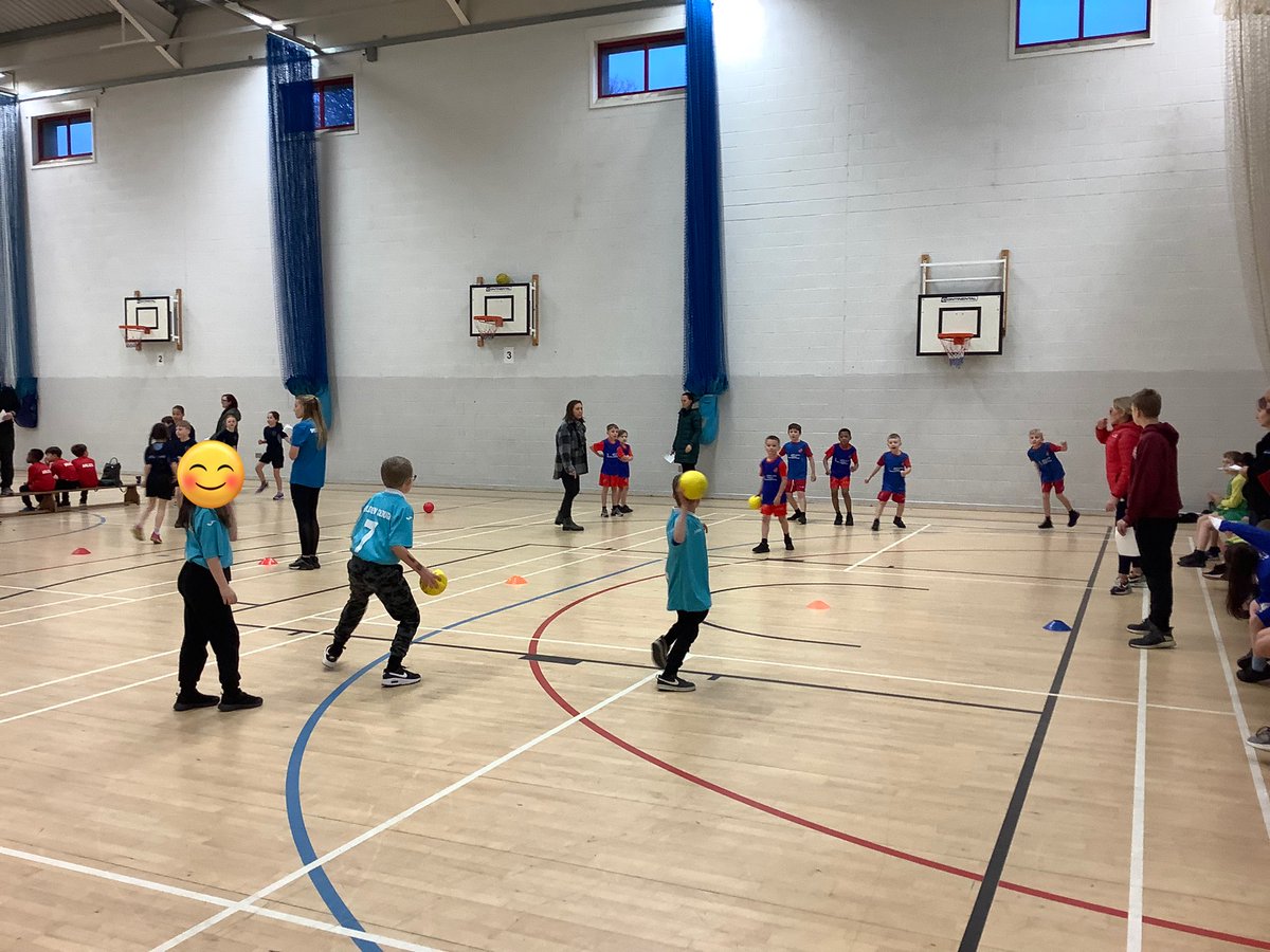 CloughPrimary's tweet photo. Children in Y3&amp;4 had a fantastic time at last night’s dodgeball festival. They proudly represented our school and competed brilliantly. Well done to all who took part and thank you to @tamesidessp and all young leaders!👏🏻🙌🏼 https://t.co/mPw21jEwew