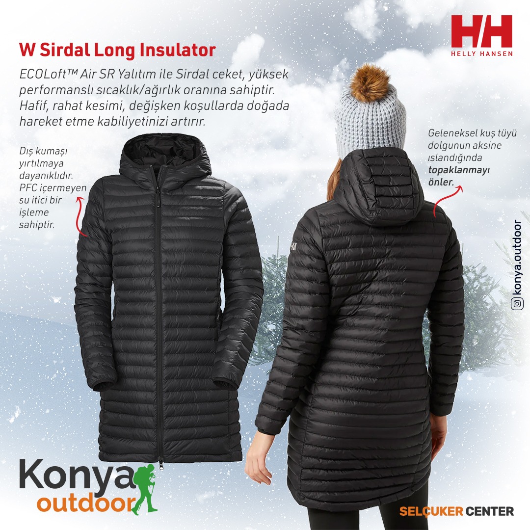 HELLY HANSEN W SIRDAL LONG INSULATOR WOMEN 

#konyaoutdoor #giyim #tekstil #bayangiyim #women #kış #kışlık #mont #selçukercenter #konya #outdoor #hellyhansen