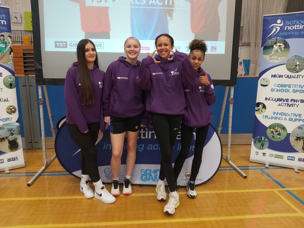 Great start to the girls' leadership event with <a href="/SchoolSportNot1/">School Sport Nottingham</a> and <a href="/YouthSportTrust/">Youth Sport Trust</a> where girls are building confidence to inspire younger girls in their school to be more active