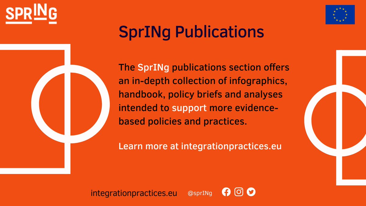 Are you ready to learn about the exciting publications of the SprINg project? Visit our new page where you will find infographics, handbooks, policy briefs and analyses intended to support more evidence-based policies and practices. . 👉 bit.ly/3w72emM