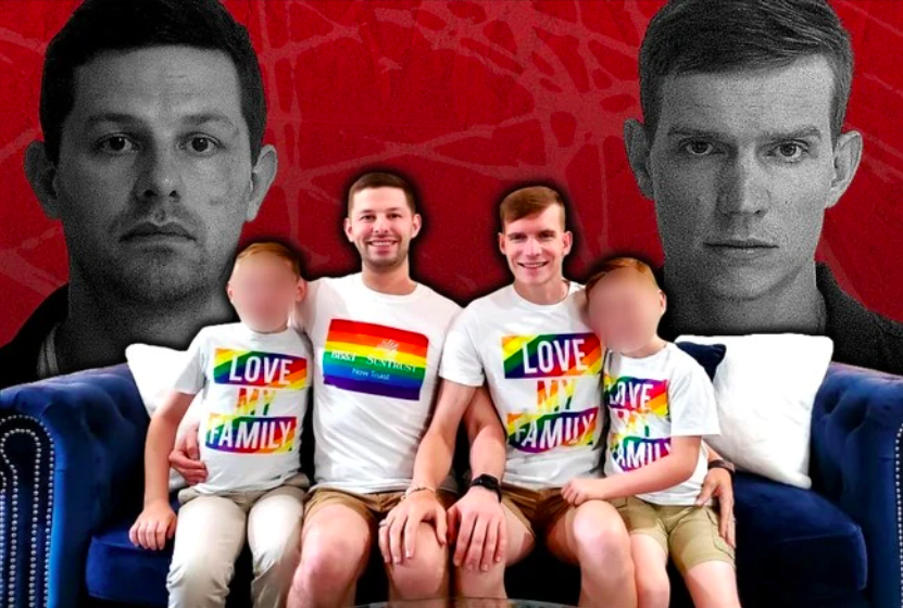 ABD'de bir LGBTQ pedofili çetesi:

Atlanta'da evlenen iki eşcinsel, iki oğlan çocuğunu evlat edinmeye karar verdi ve bu istekleri "hızla" onaylandı. 

Evlat edindikleri iki çocuğa tecavüz ettiler ve bu sapıklığı filme aldılar. Daha da kötüsü çocukları sübyancılara sattılar.