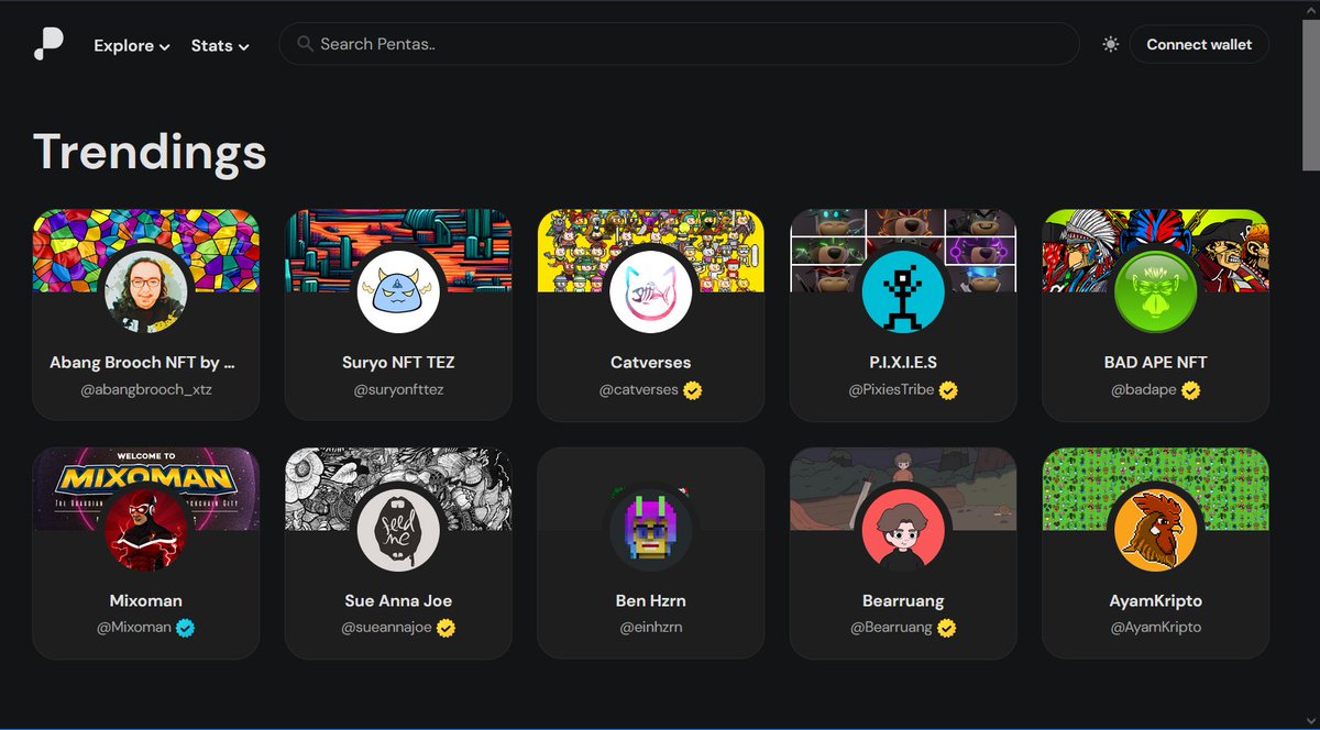 This made my day, on trendings with some of the big names on <a href="/pentas_io/">Pentas | NFT Marketplace</a> ; <a href="/azhareewahid/">Abang Brooch DRiP💧🧡🟧 | NFTNYC2024</a> <a href="/sw4hono/">Suryo - NFT 💎/ Gamers King/$BLOCK</a> <a href="/catverses/">Catverses PURRA</a> <a href="/PixiesTribe/">P.I.X.I.E.S</a> <a href="/BadApeNFT/">BADAPE NFT Official</a> <a href="/MixomanNFT/">MixomanNFT</a> @SAJNFT @einhzrn <a href="/Bearruangg/">Bearruang MY</a>