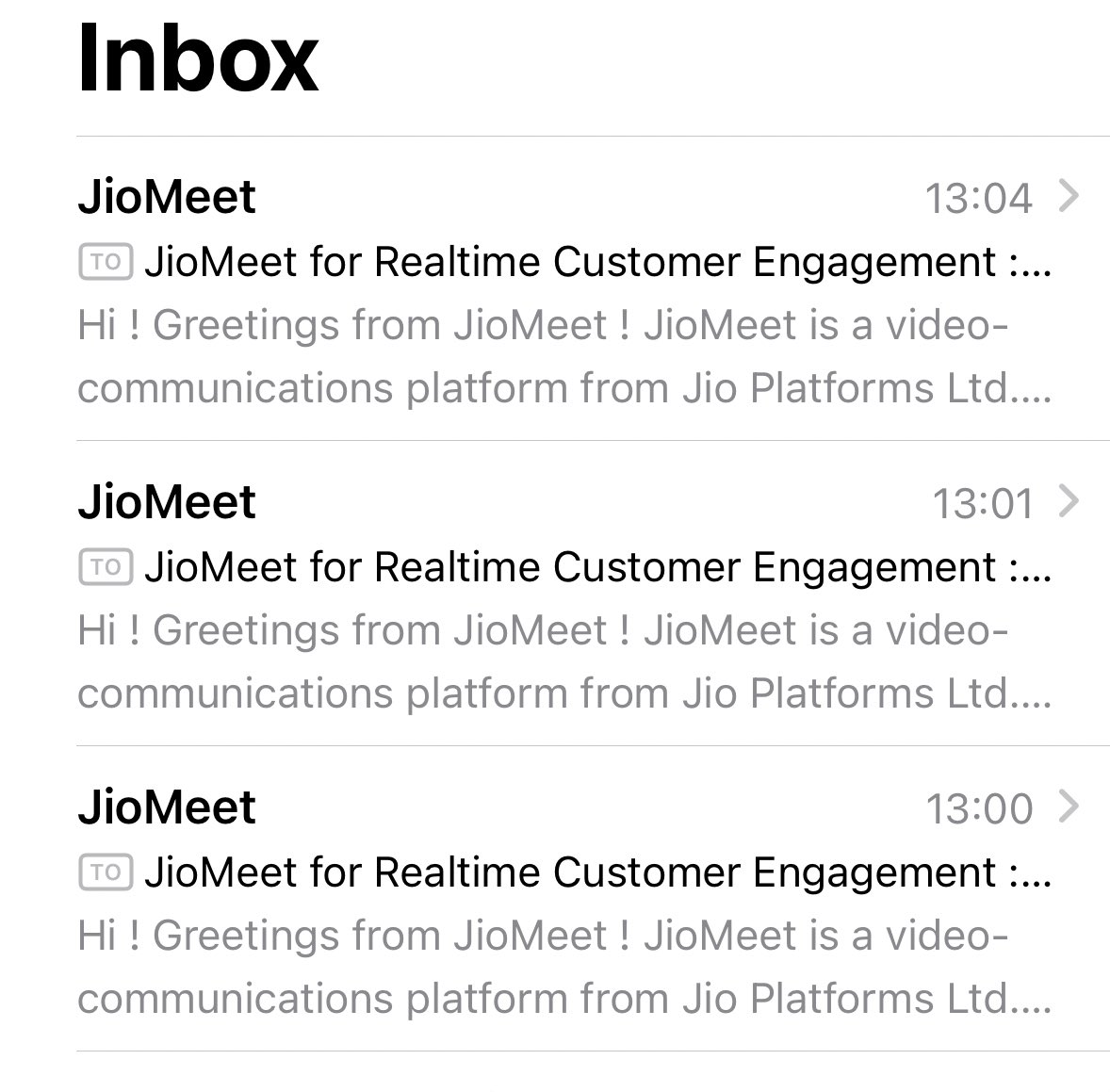 So @jiomeet is really really really desperate for business
3 emails in 4 minutes

1/2