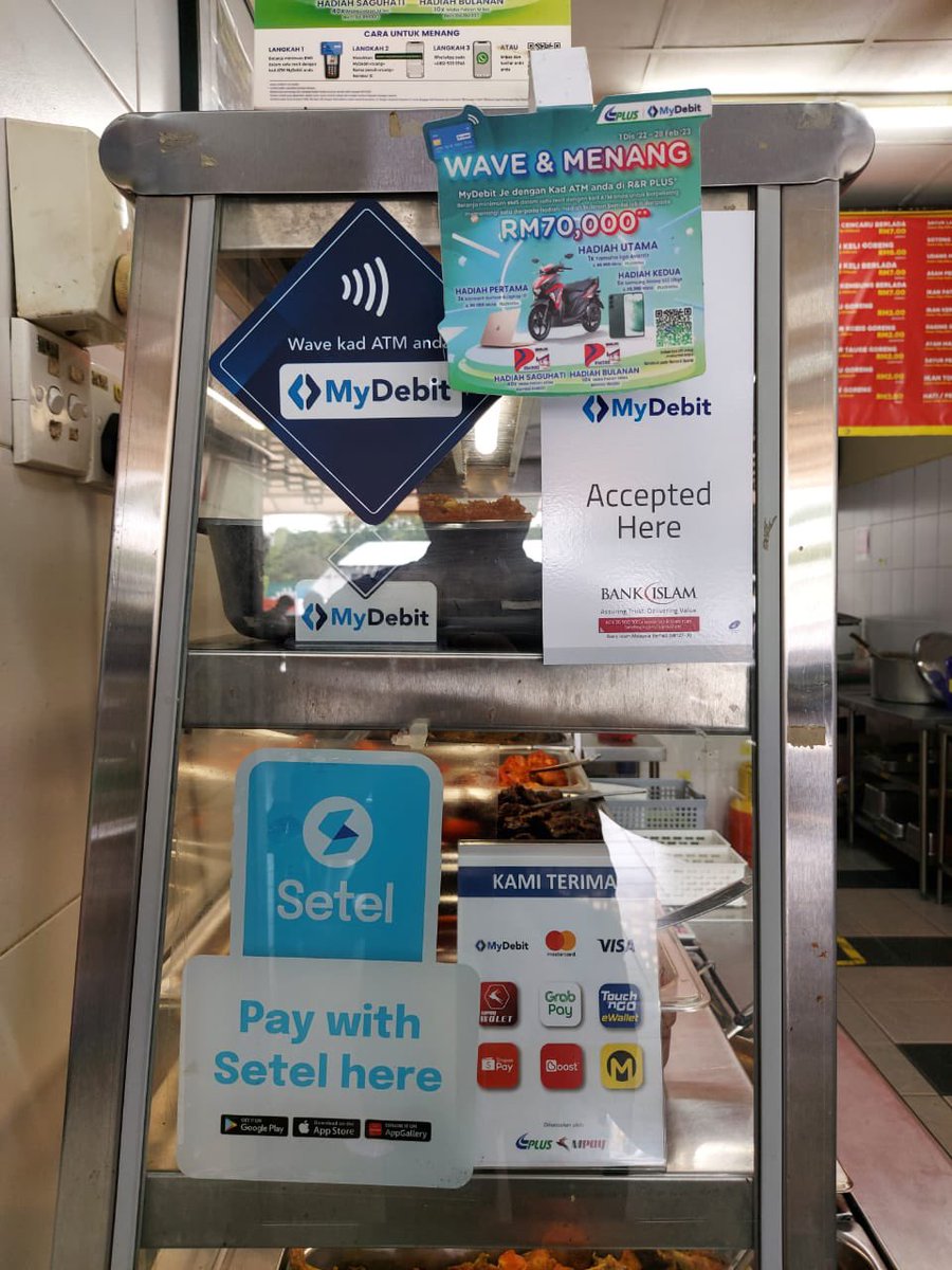 setel's tweet photo. Spotted at one of the PLUS highway R&Rs ✌🏼
Tag us when you see #PayWithSetel signage 👌🏼 https://t.co/hyPmz7N46M