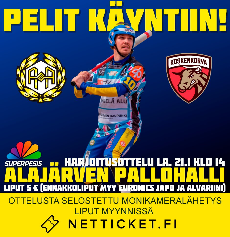 ankkurit's tweet photo. Lauantain harjoitusottelusta on luvassa myös selostettu monikameralähetys.
Katseluoikeuden voit lunastaa täältä: https://t.co/JRitrzR34y
#pesis #ankkurit #Kossu #KoU #striimi https://t.co/9r1unOkSN6