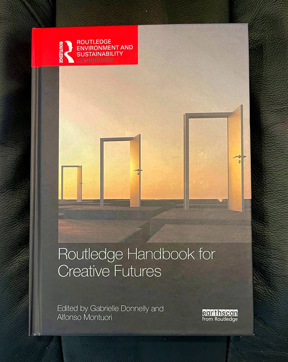 Very happy to receive my hard copy of the 'Routledge Handbook for Creative Futures' in the mail today!
Nothing digital beats an actual physical book for me.
And a beautiful book it is too. @gj_donnelly @amontuori @FuturesWise @danaklisanin @capra_fritjof #futures #creativefutures