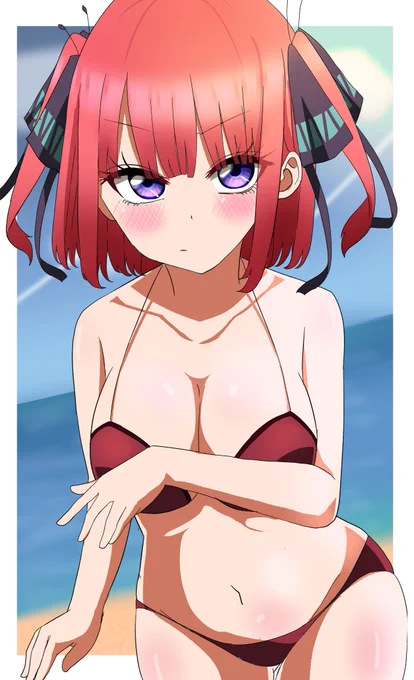 季節外れの水着二乃#五等分の花嫁 #中野二乃 