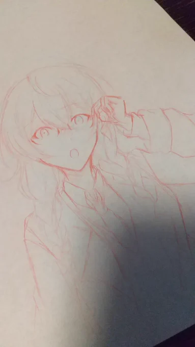 今日描いたやつ(両方ラフ) 