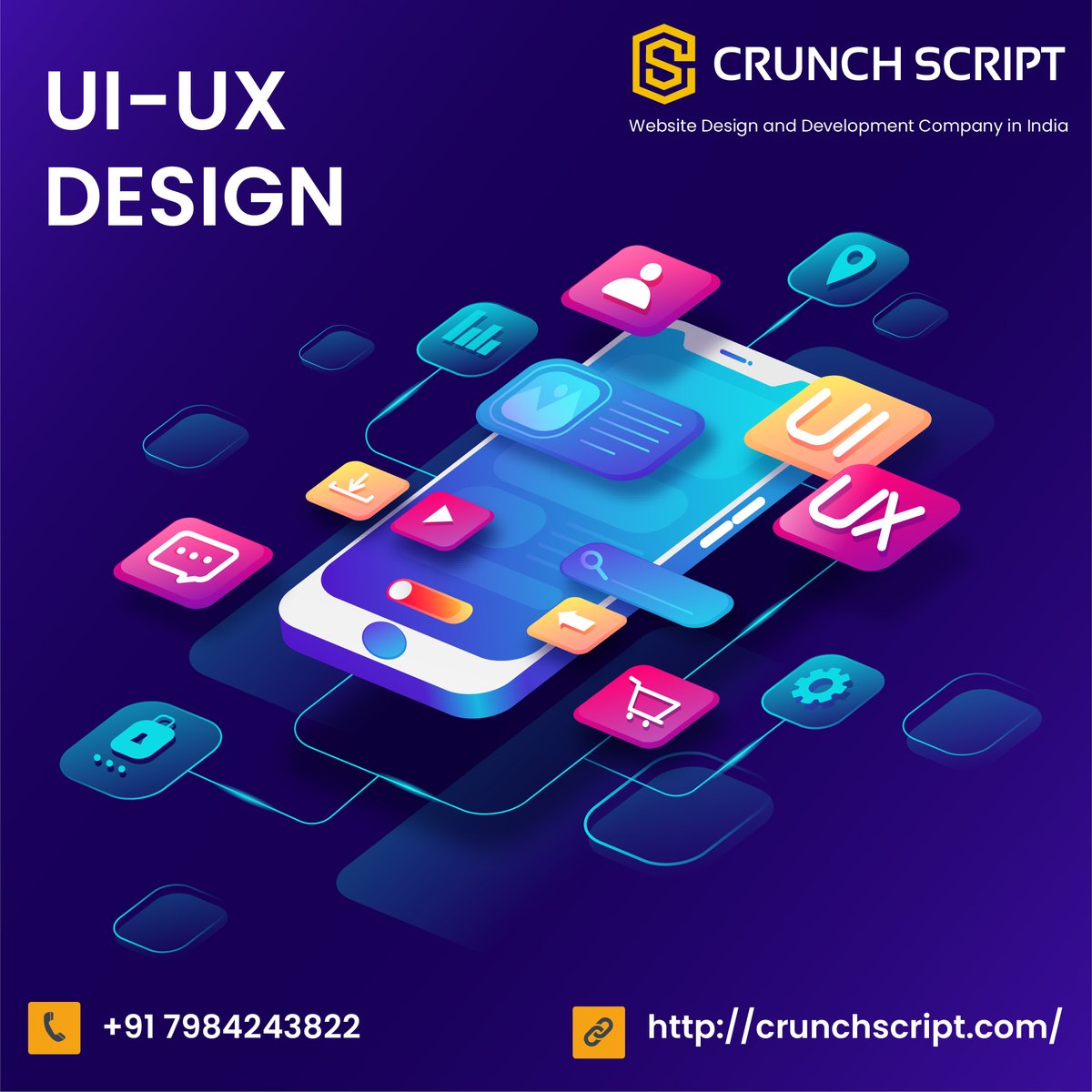 crunchscriptcom's tweet image. We're a team of designers who are passionate about making lives better. We believe that products can be beautiful, functional, and fun—and that they can do all of those things at the same time.

#uiuxdesign #crunchscript #uidesign