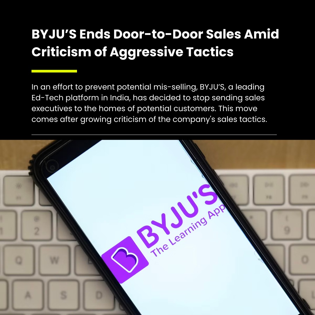 Manalichopra0's tweet image. Transparency and ethical selling is a step in the right direction for @BYJUS . Keep it up!

#salesmodel #byjus #edtech #Customers #strategy