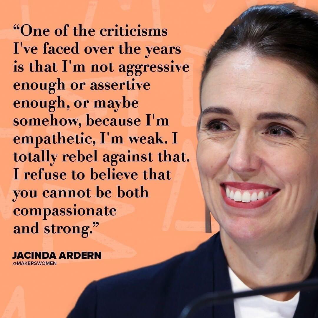 Thank you <a href="/jacindaardern/">Jacinda Ardern</a> for your leadership, empathy and compassion #leadership #womeninpolitics #compassion #empathy #sharedhumanity #rolemodel