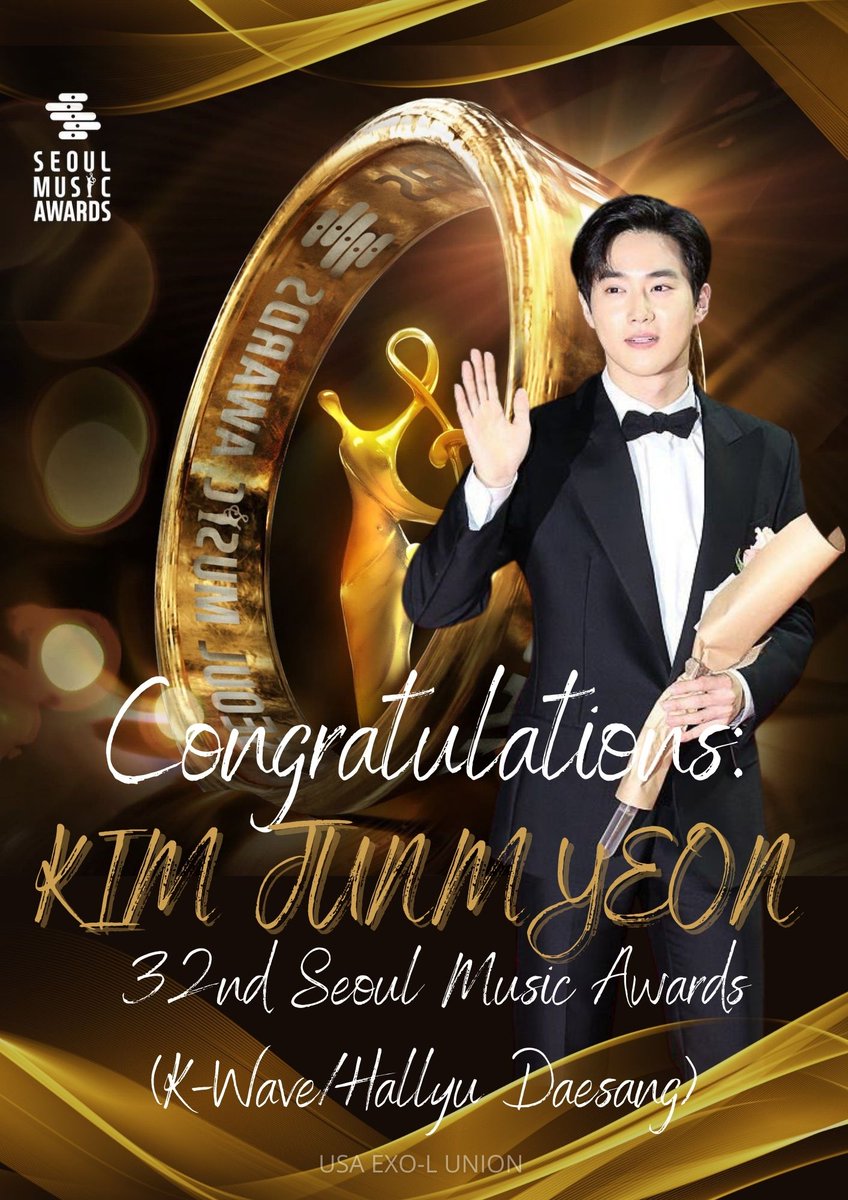 USEXOLUNION's tweet photo. Hashtag Notice 📌
#SUHO at 32nd Seoul Music Awards
Start using the tags at 5PM KST

SUHO SMA HALLYU DAESANG
#️⃣SUHODaesangWinner
#️⃣SUHOMakesHistory
#EXO #엑소 @weareoneEXO https://t.co/5sgnYRJqHO