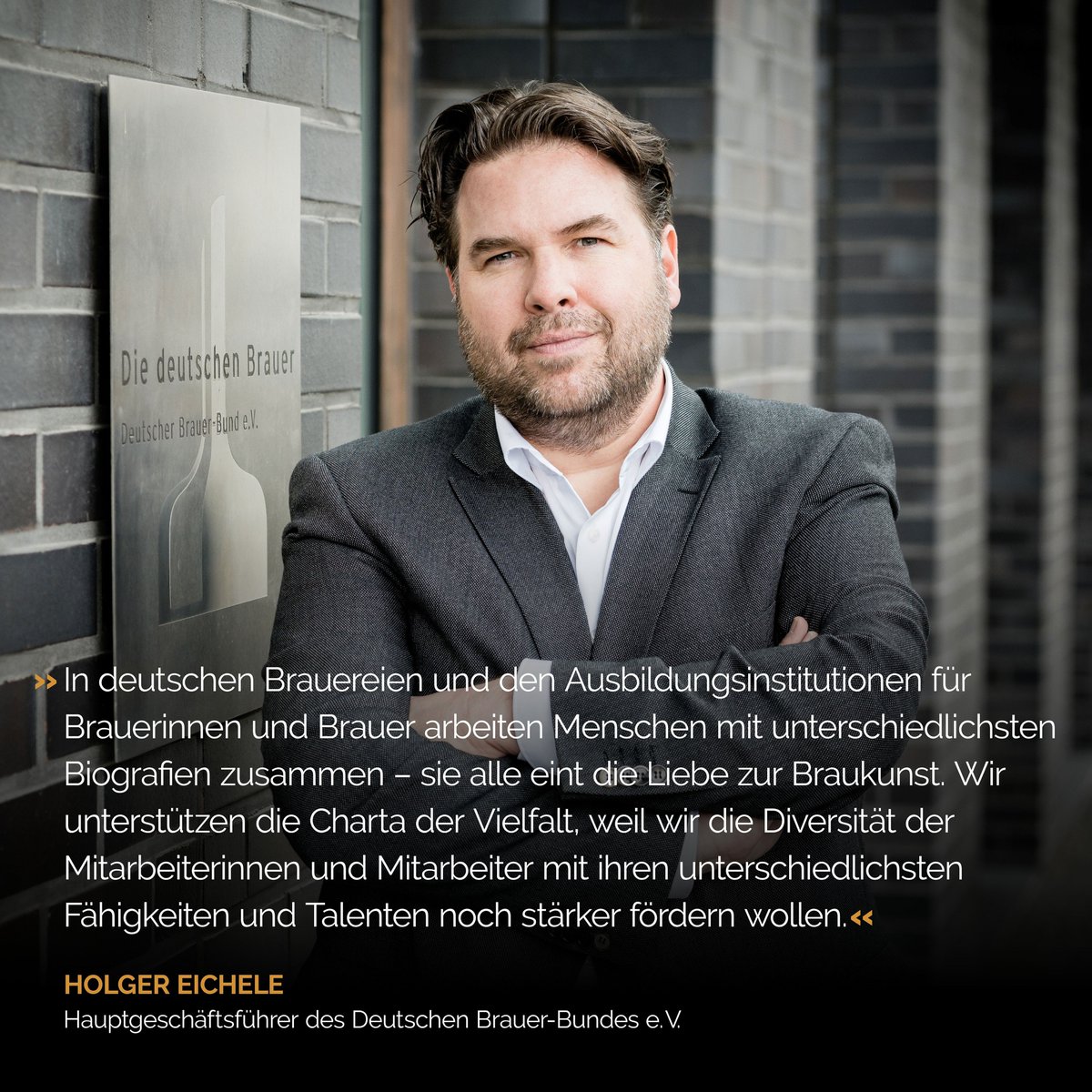 Der Deutsche Brauer-Bund ist Mitglied der „Charta der Vielfalt“ – gemeinsam bringen wir die Anerkennung, Wertschätzung und Einbeziehung von #Diversity in der Arbeitswelt voran. @ChartaVielfalt