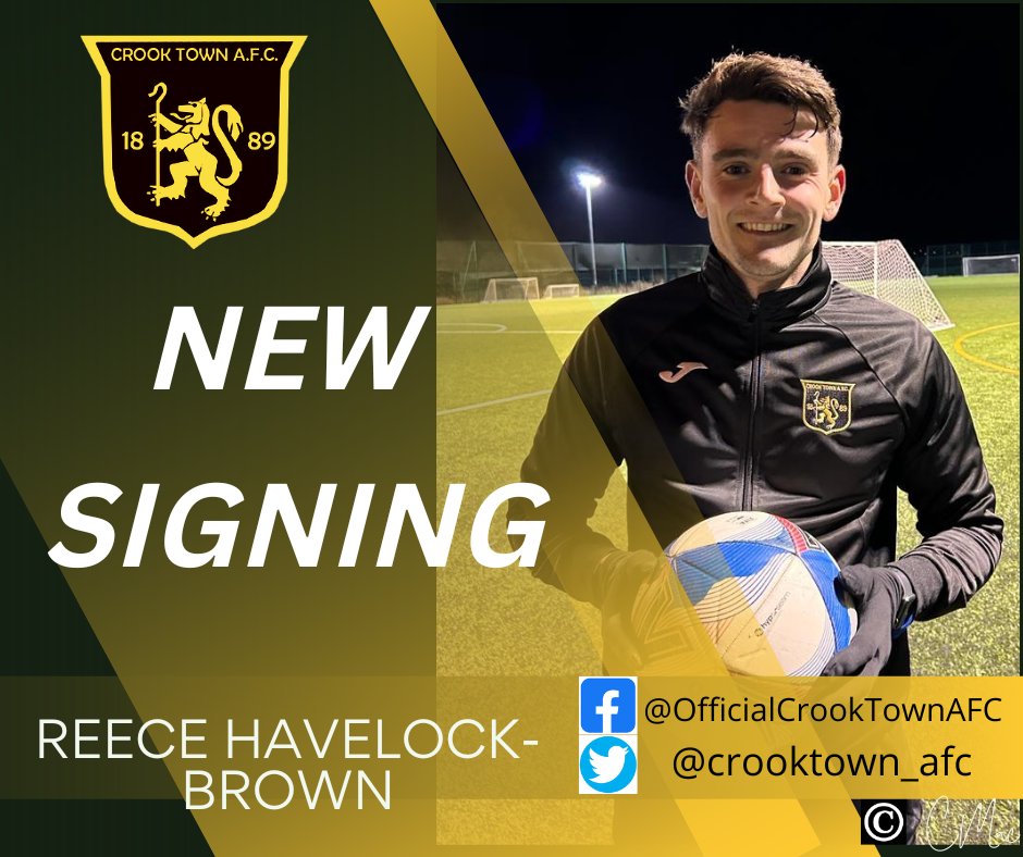HAVELOCK-BROWN SIGNS FOR THE BLACK &amp; AMBERS ⚽️

Reece joins us from Whitley Bay and plays in the centre of the park.

Welcome to the Millfield, Reece 🖤💛