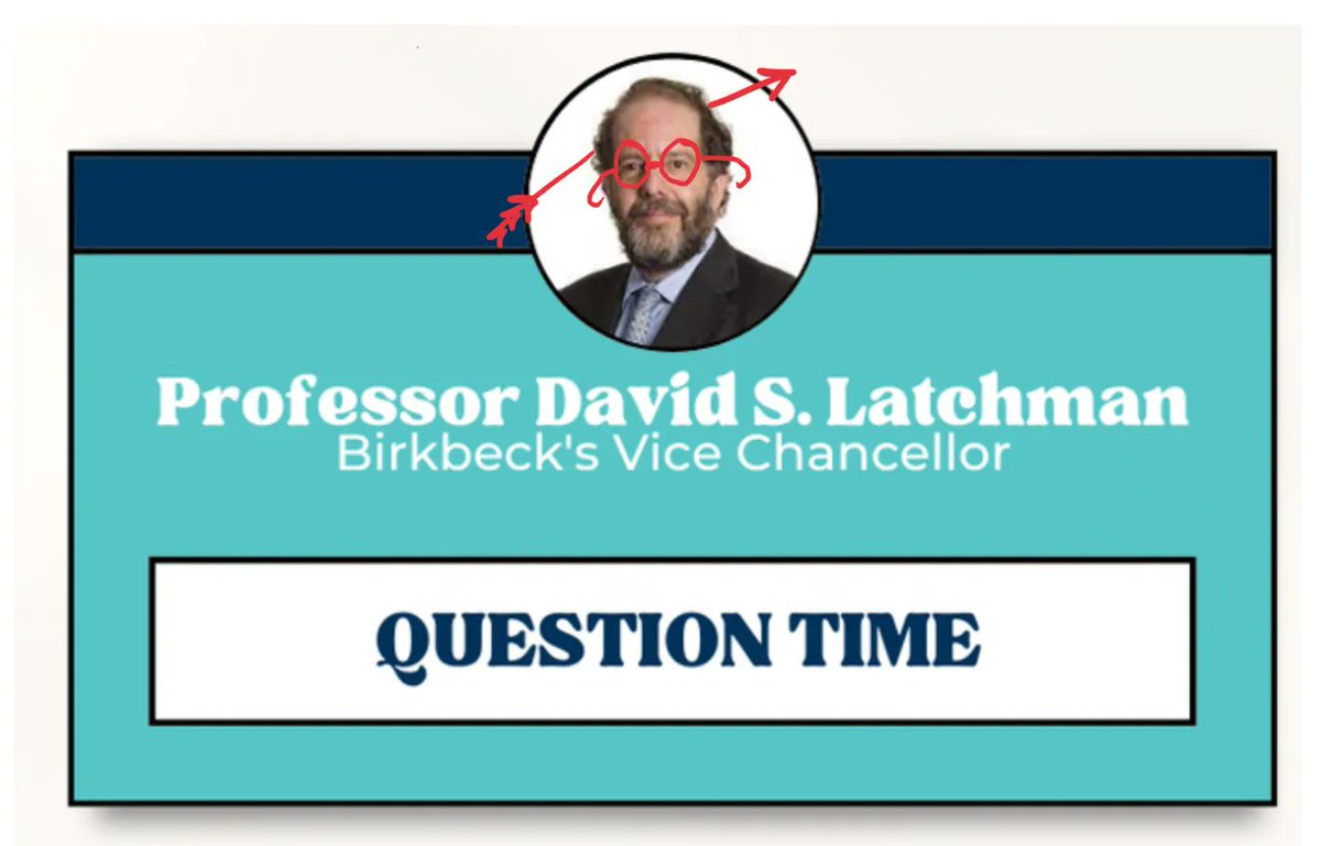 💭  Thoughts on yesterday’s 'Question Time' with <a href="/DlatchmanCBE/">Professor David Latchman</a> <a href="/matt1nnes/">Matt Innes</a> <a href="/BirkbeckUoL/">Birkbeck, University of London</a>, a thread. 

Dear God someone #SaveBirkbeck!