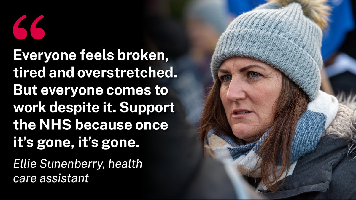 If no action is taken to resolve the record number of unfilled nursing jobs then we risk losing the NHS. We need #FairPayForNursing to turn this around and give the public the care they deserve. 

RT to show your solidarity with nursing staff like Ellie. 
#RCNStrike #NursesStrike