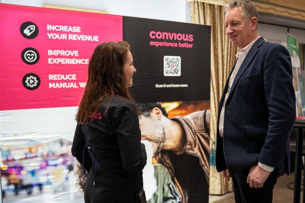 convious's tweet photo. It’s the second day of NFAN Conference! 🤩 Come and meet us at stand #6 👋
#nfanconference #convious #solution #experiencebetter https://t.co/Ytgq4jOece