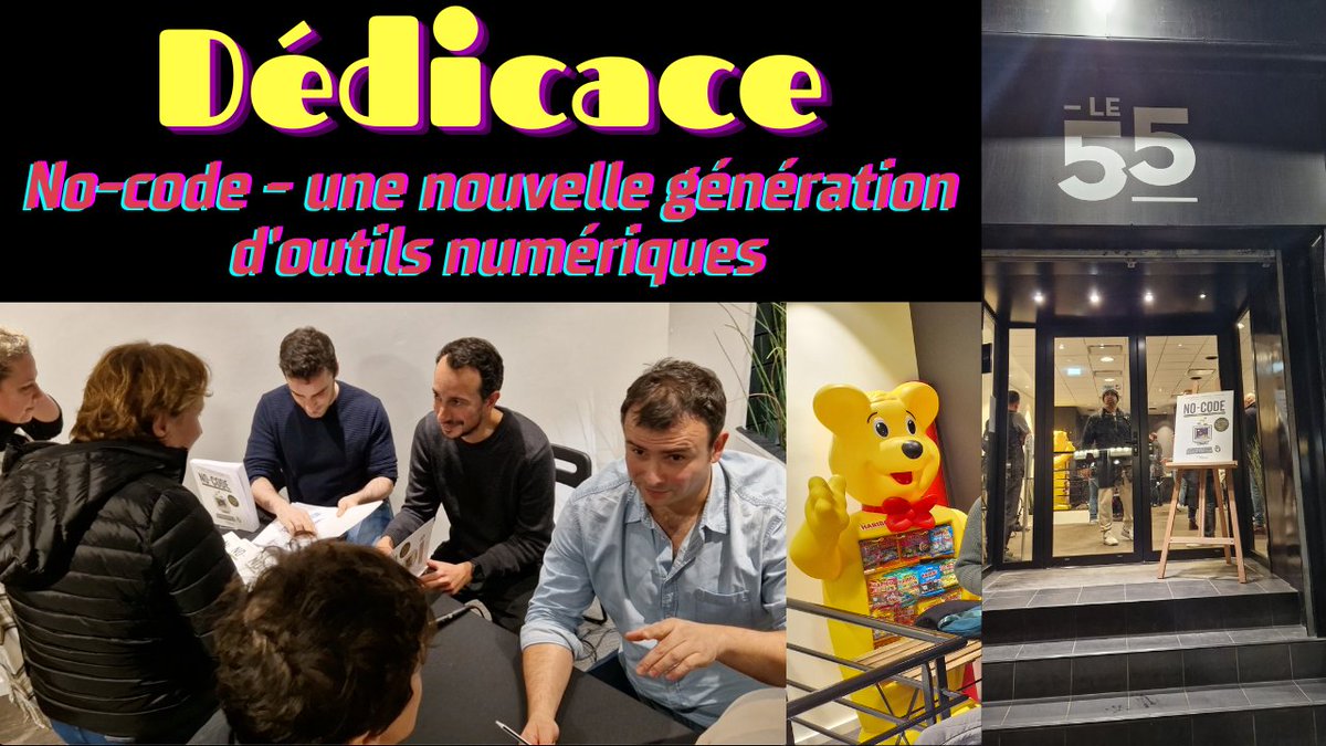 RebuildSolution's tweet image. #nocode #nocoders #livre #edition #labiblenocode

Jeudi 12 janvier s&apos;est déroulée une séance de dédicaces aux éditions  @Eyrolles-groupe.
Une belle soirée ou nous avons pu échanger avec les auteurs, avoir leurs dédicaces, immersion...

youtu.be/JAm1rrZgpF8