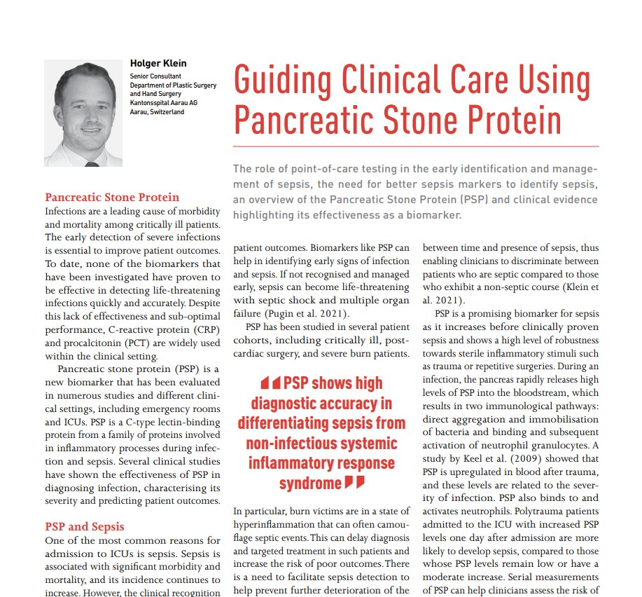 ICU Management (@icu_management) on Twitter photo An overview of the Pancreatic Stone Protein (#PSP) and clinical evidence highlighting its effectiveness as a biomarker. Find out more iii.hm/icu52022abioni…
<a href="/Abionic_EN/">Abionic_EN</a> #sepsis #biomarkers #ICU #criticalcare #diagnosis #sepsisawareness An overview of the Pancreatic Stone Protein (#PSP) and clinical evidence highlighting its effectiveness as a biomarker. Find out more iii.hm/icu52022abioni…
<a href="/Abionic_EN/">Abionic_EN</a> #sepsis #biomarkers #ICU #criticalcare #diagnosis #sepsisawareness